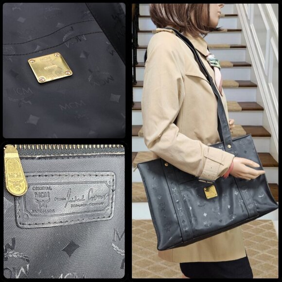 Price is FIRM⚠️ MCM Logo Printed Shoulder Bag - Picture 3 of 17